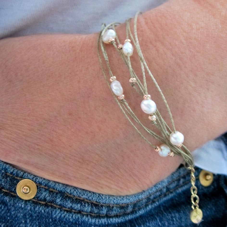 Bohemian Pearl Bracelet – Alba