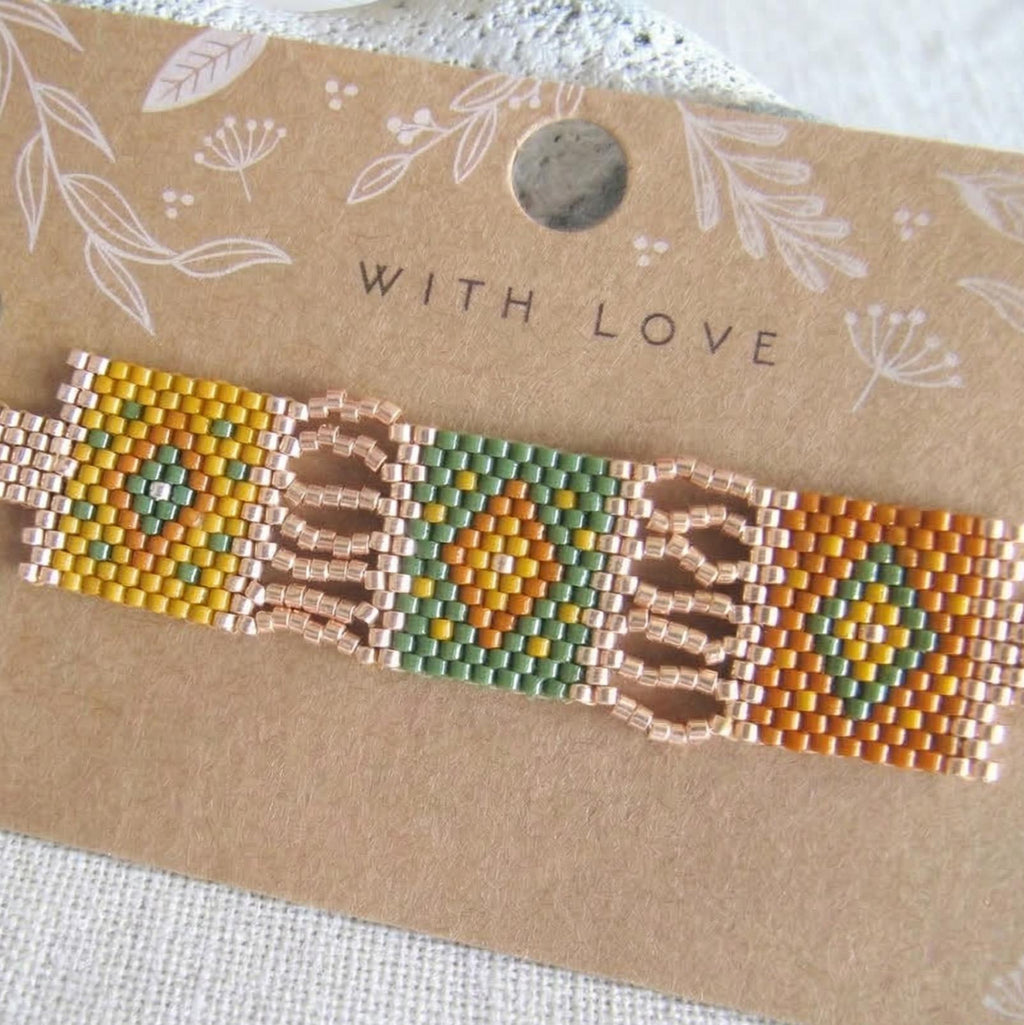 Handmade Miyuki Bracelet – Autumn Garden
