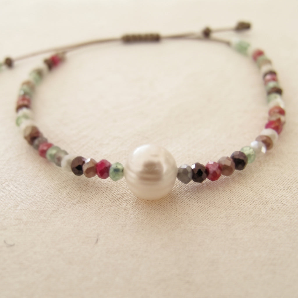 Bracciale Cristallo & Perla – Giardino Segreto