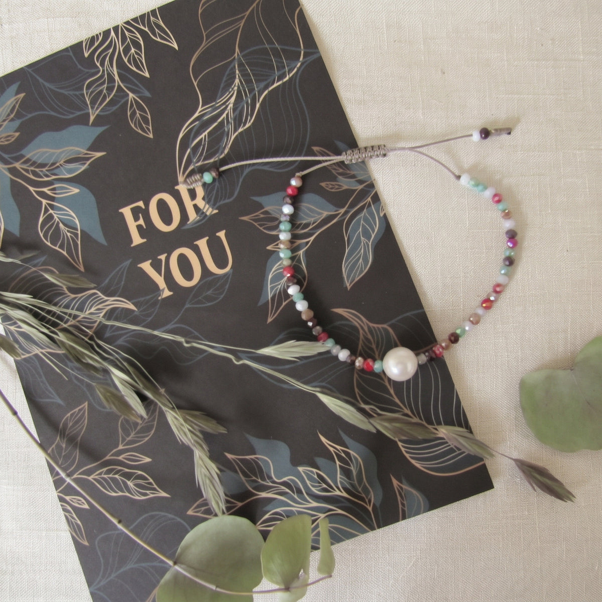 Bracciale Cristallo & Perla – Giardino Segreto