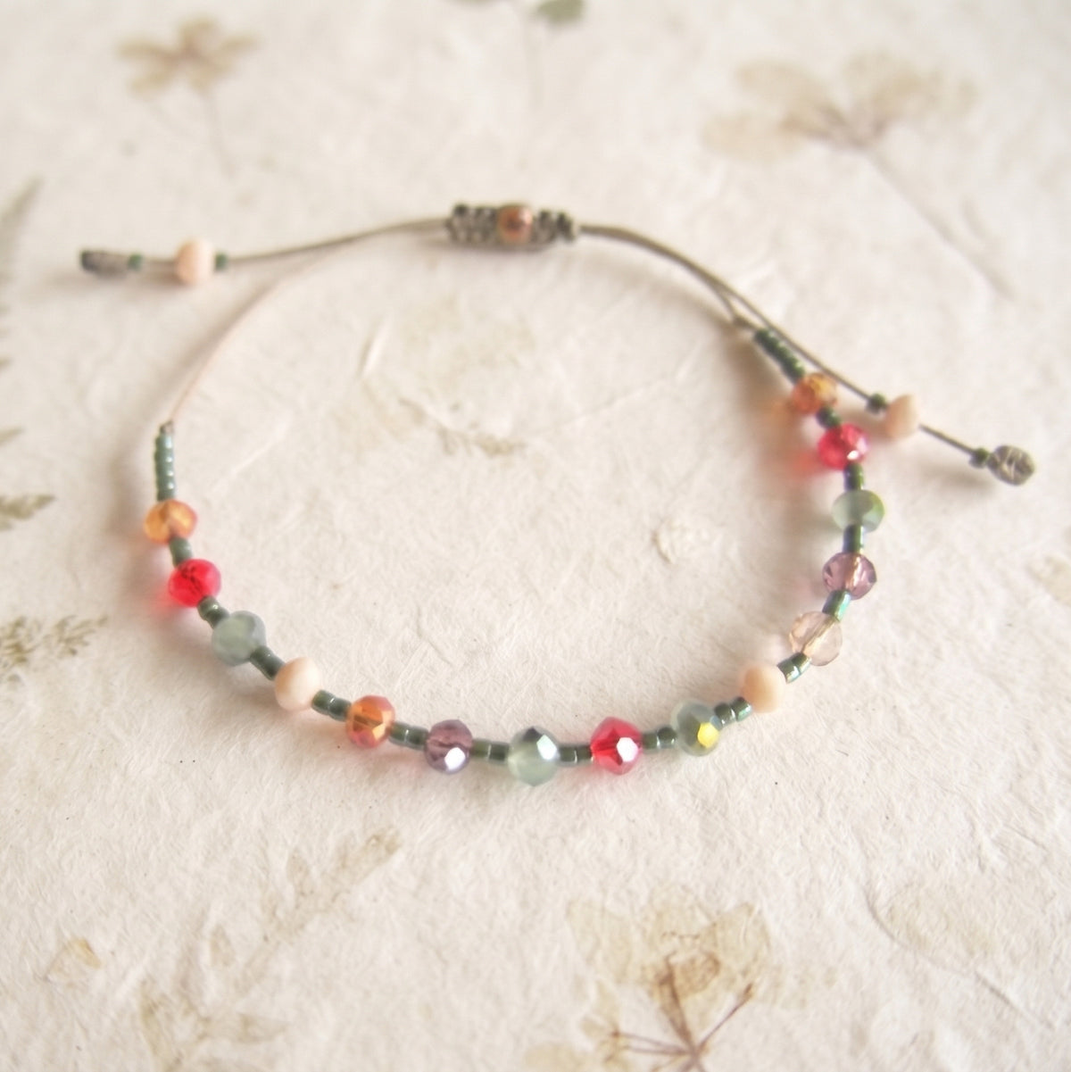 Armband aus Glasperlen & Miyuki – Aurora