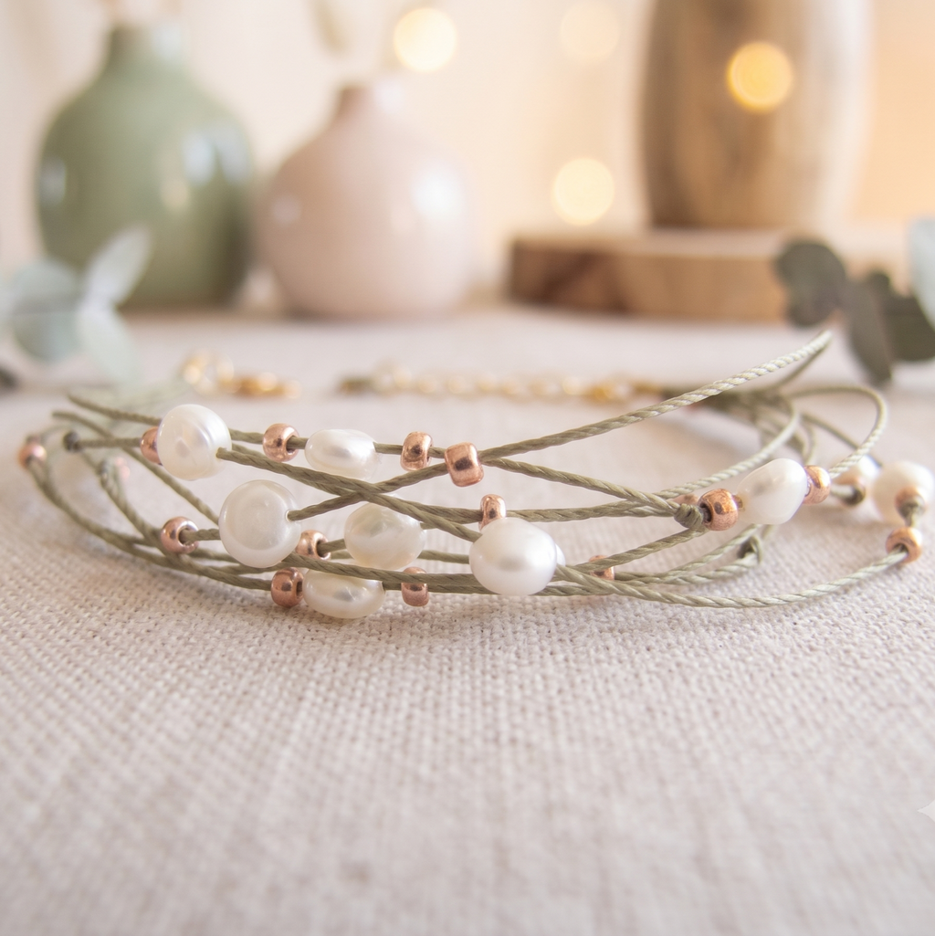 Bohemian Pearl Bracelet – Alba