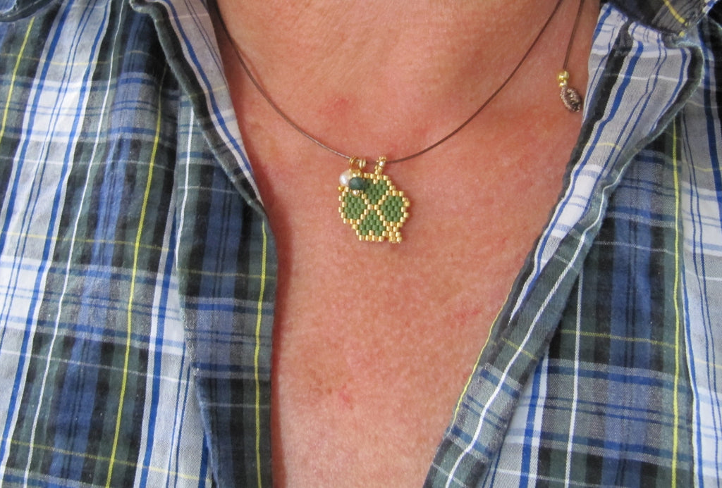 Collar Amuleto de la Suerte – Trébol