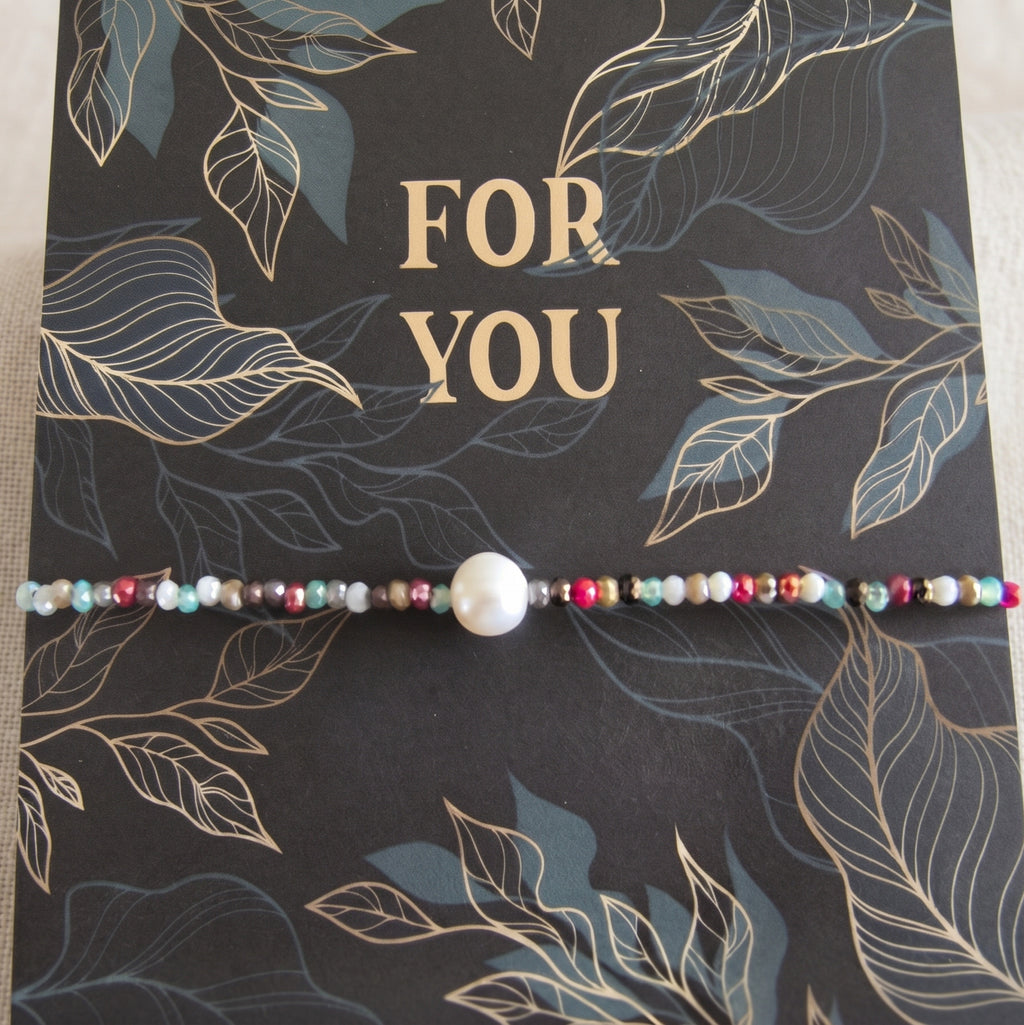 Bracciale Cristallo & Perla – Giardino Segreto