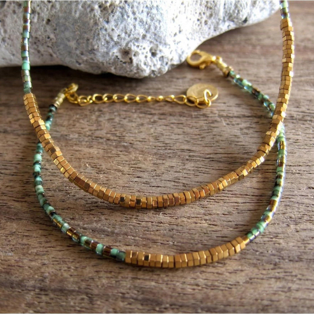 Choker und Armband – Aura Forest