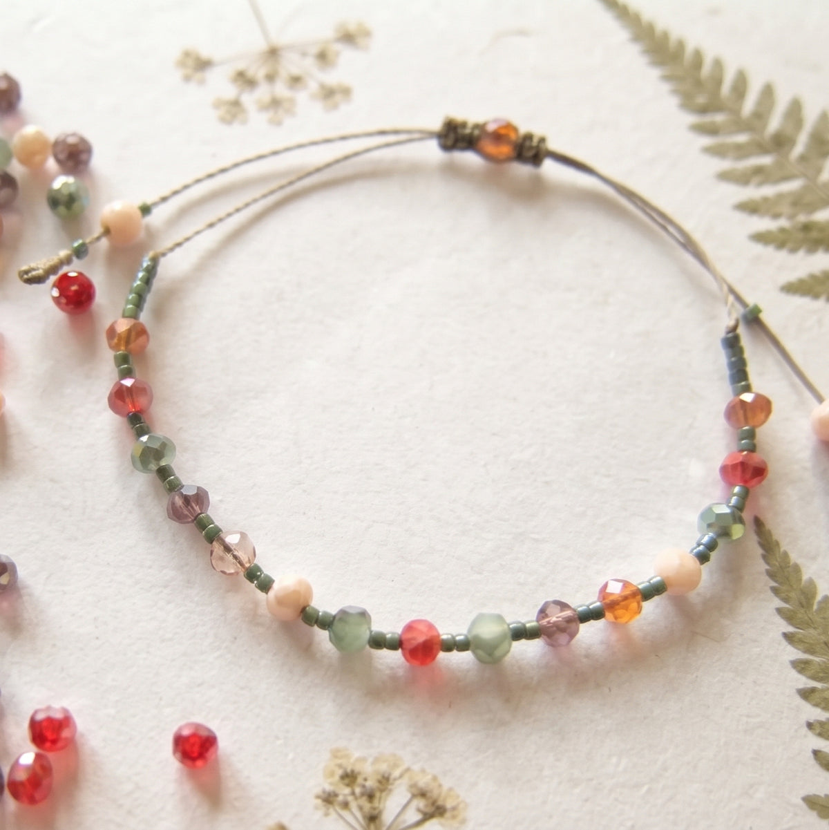 Armband aus Glasperlen & Miyuki – Aurora