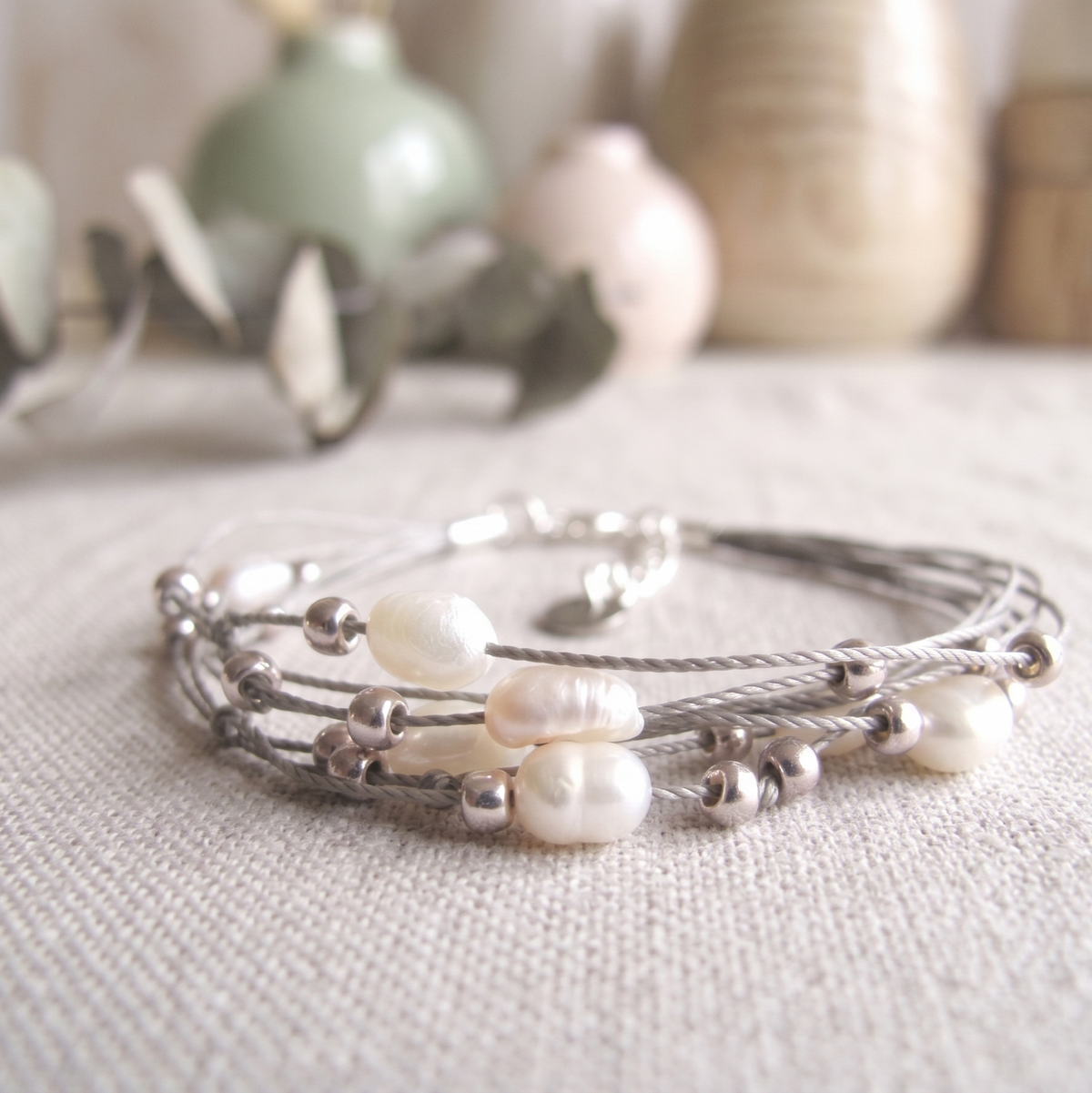 Bohemian Pearl Bracelet – Alba