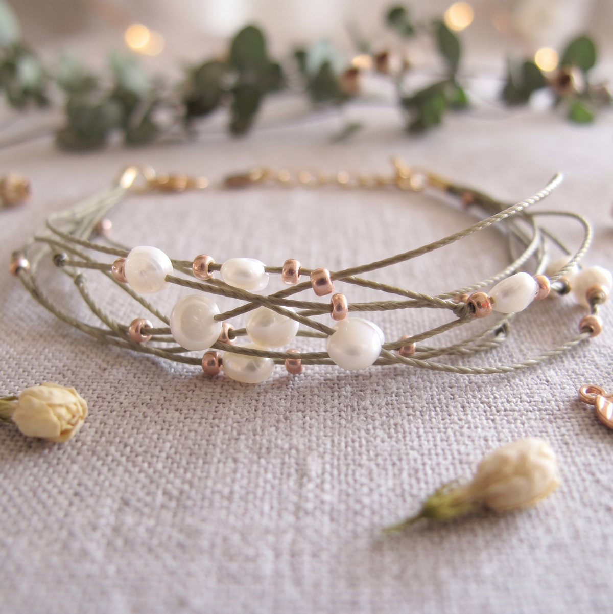 Bohemian Pearl Bracelet – Alba