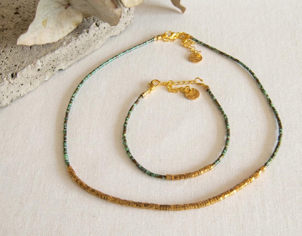 Gargantilla y pulsera - Aura Forest