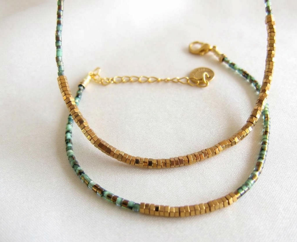 Gargantilla y pulsera - Aura Forest