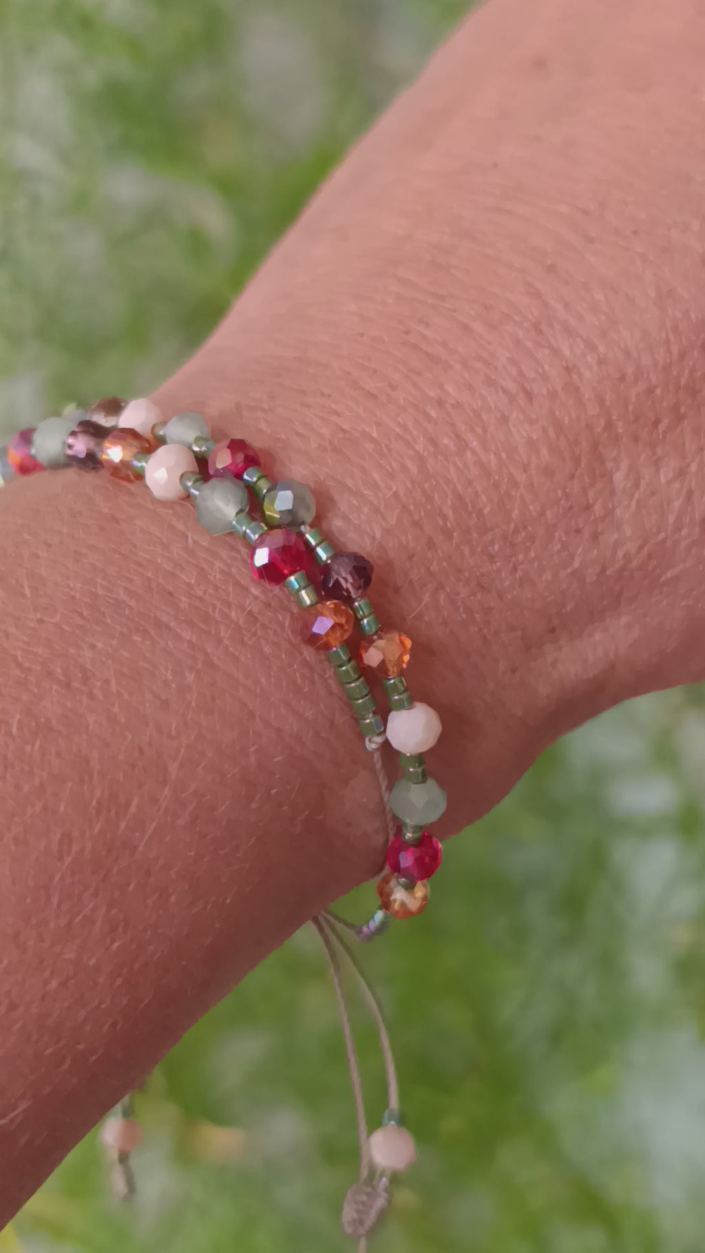 Armband aus Glasperlen & Miyuki – Aurora